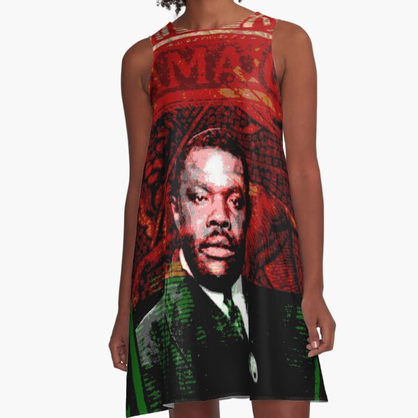 Marcus Garvey Jamaican Freedom Fighter A-Line Dress