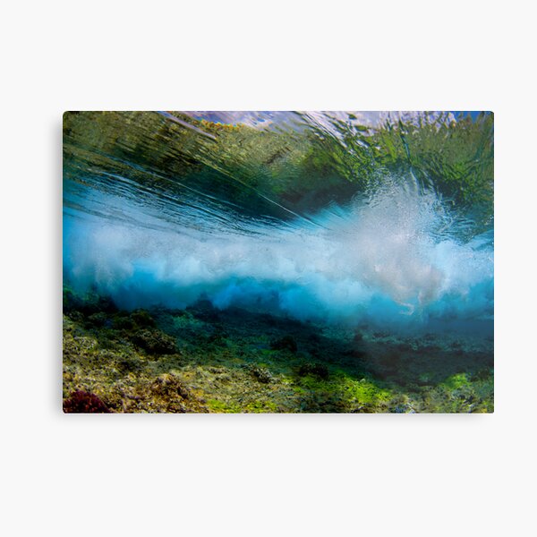 Underwater Storm Metal Print