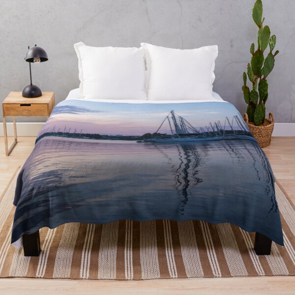 Item preview, Soft Purple Ripples - Yachts and Clouds Reflections designed and sold by Georgia Mizuleva.