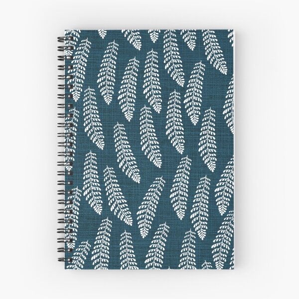 Item preview, Fern on Dark Denim designed and sold by ThistleandFox.