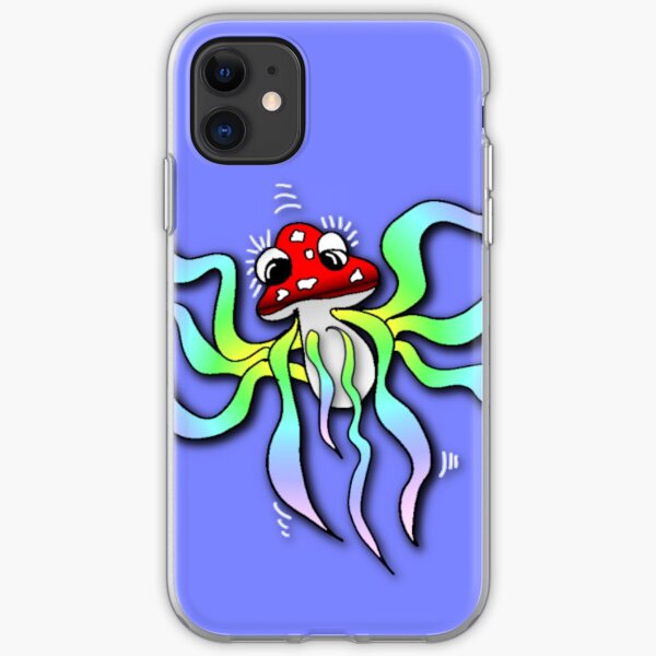 Fliegenpilz Qualle iPhone Flexible Hülle