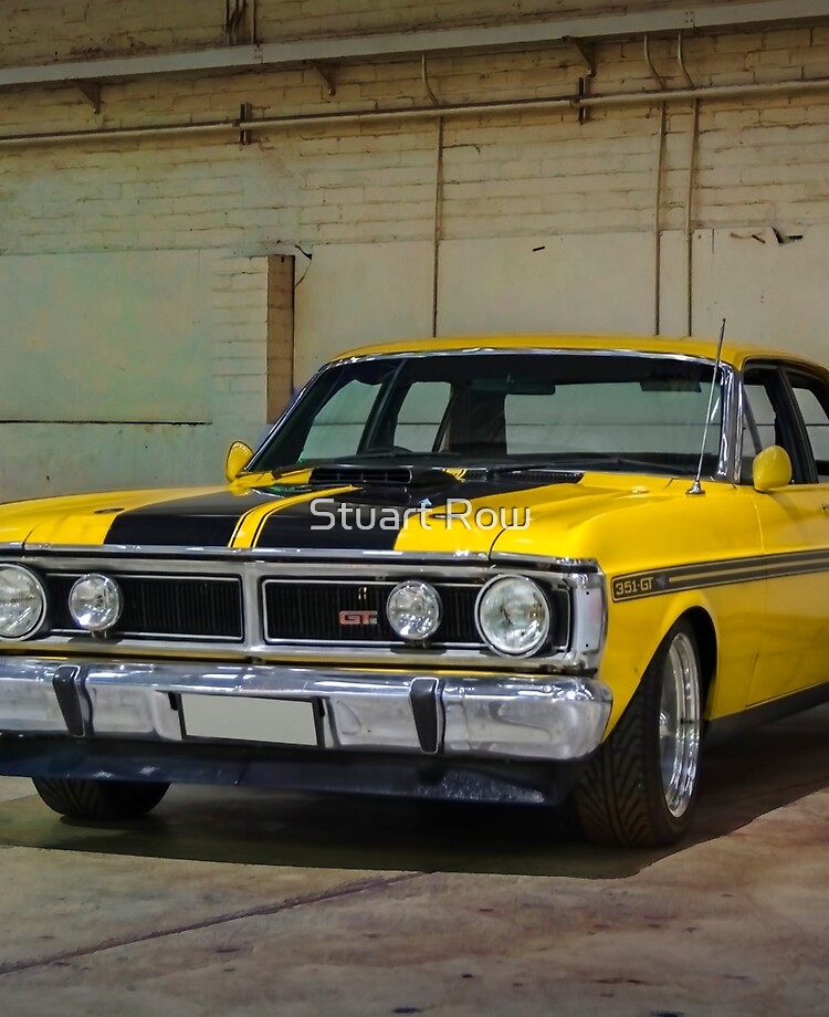 Yellow Xy Ford Falcon Gt Ipad Case Skin By Stuartrow Redbubble