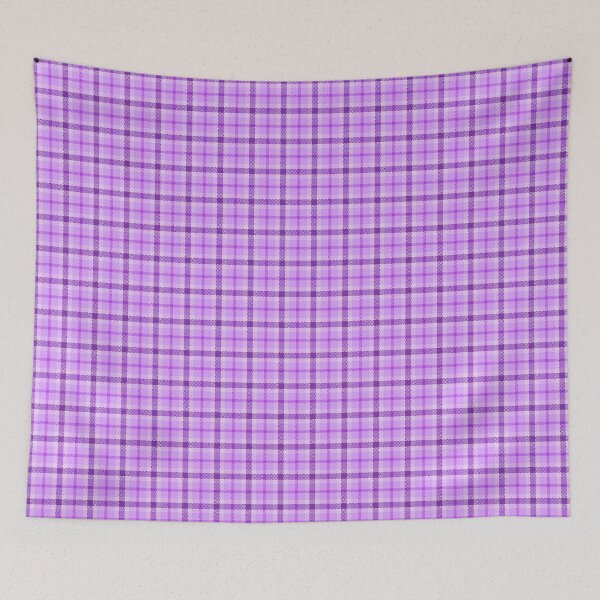 Item preview, PLAID - Monochromatic Purple designed and sold by Cats-And-Coffee.