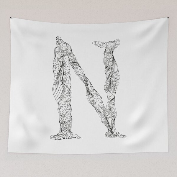 Item preview, Line Art N designed and sold by Marie Wagner.