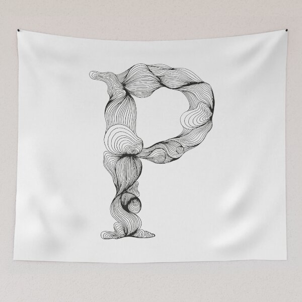 Item preview, Line Art P designed and sold by Marie Wagner.