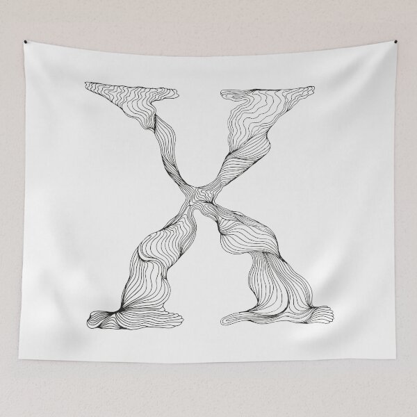 Item preview, Line Art X designed and sold by Marie Wagner.