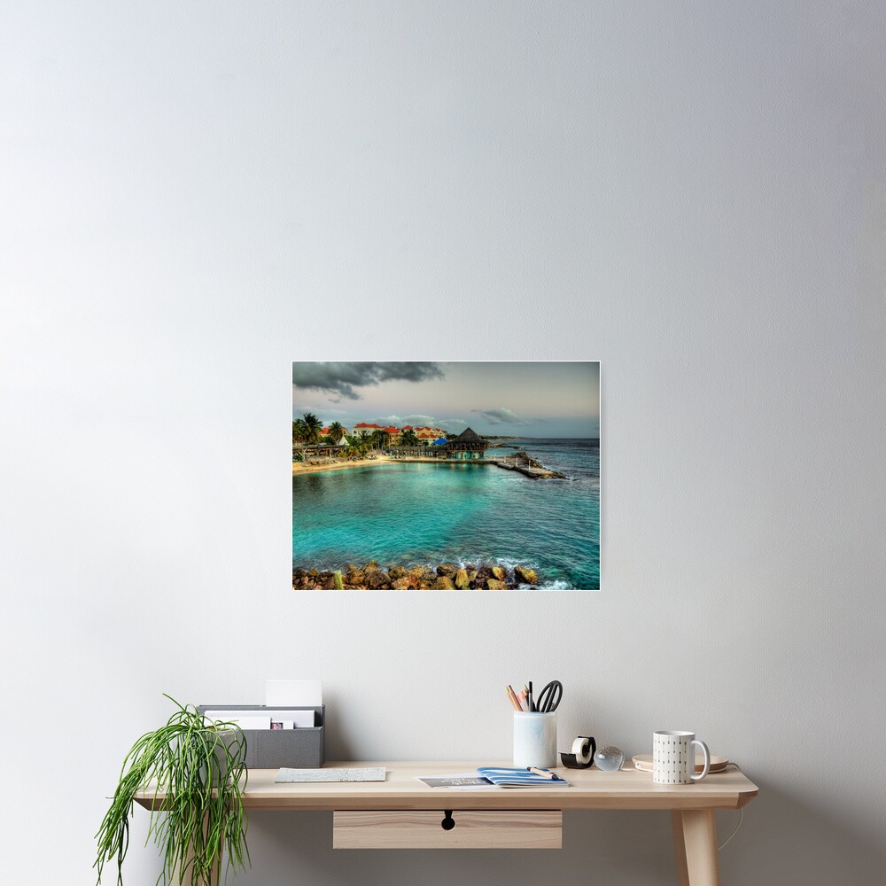 Avila Beach - Curacao Poster