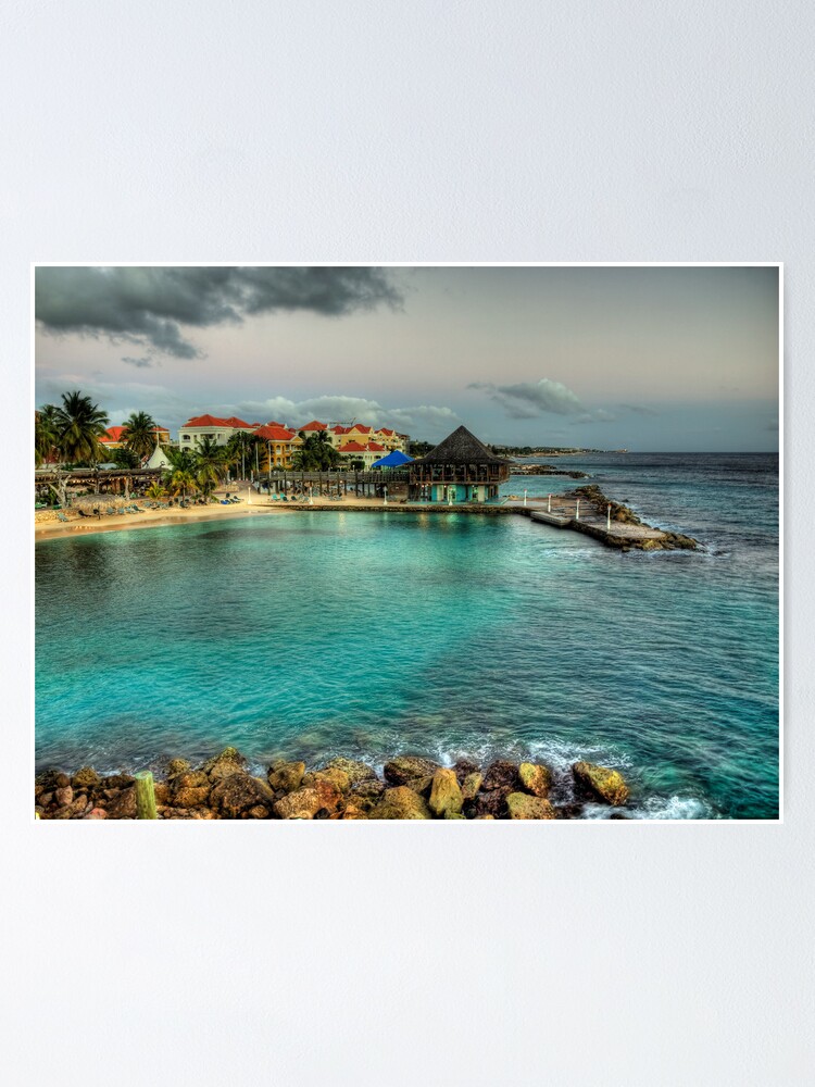 Alternate view of Avila Beach - Curacao Poster