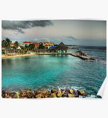 Avila Beach - Curacao Poster