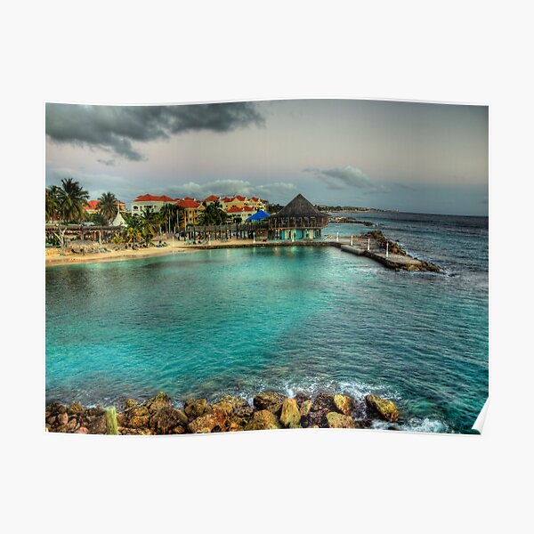 Avila Beach - Curacao Poster