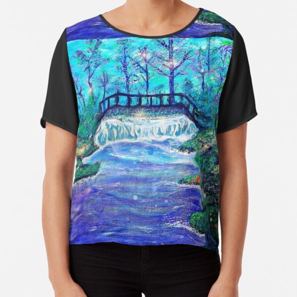 Enchanted forest Chiffon Top