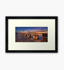 Merewether Baths, Newcastle - "Before Sunrise" Framed Print