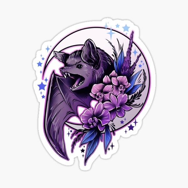 Item preview, Bat and Orchids designed and sold by Peregrine  Jazmin.