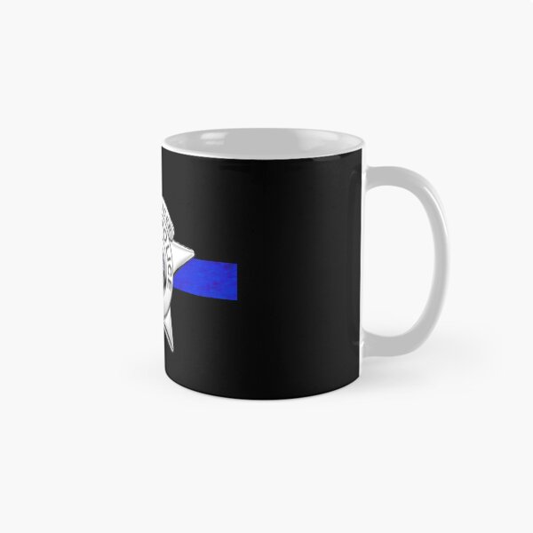 Item preview, Chicago Police Department Badge - CPD Police Officer Star over The Thin Blue Line designed and sold by Serge Averbukh Art Studio.