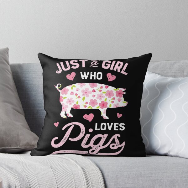 Item preview, Just a Girl who Loves Pigs T Shirt Funny Pig Farmer Gifts designed and sold by LiqueGifts.