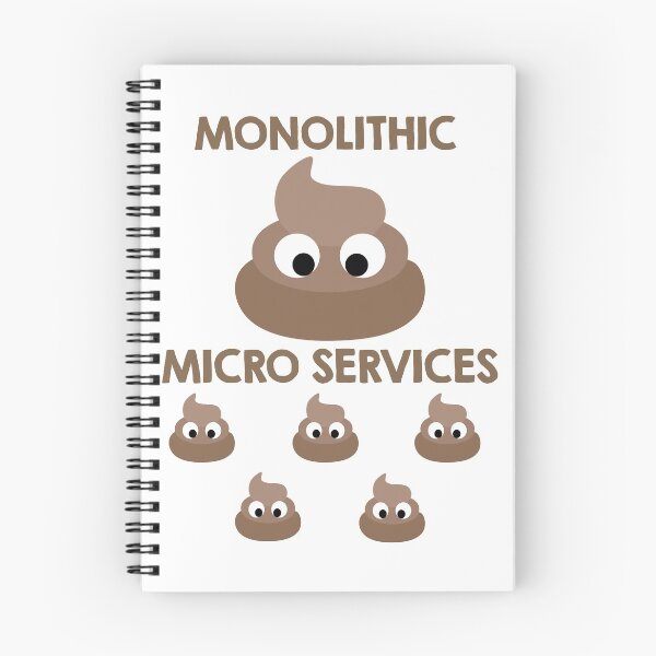 Item preview, Monolith vs Microservices Funny Developer design designed and sold by tshirtfandom.
