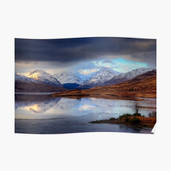 Loch Arklet and the Arrochar Alps Poster