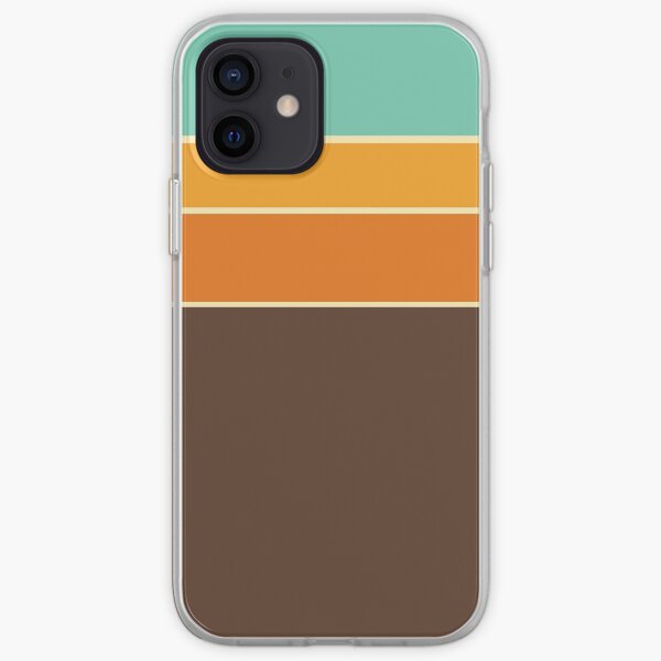 Retro Stripe Pattern iPhone Soft Case