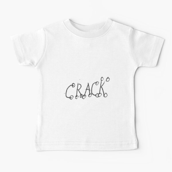 #Drawing #VisualArt #crack #alphabet symbol text letter sign  Baby T-Shirt