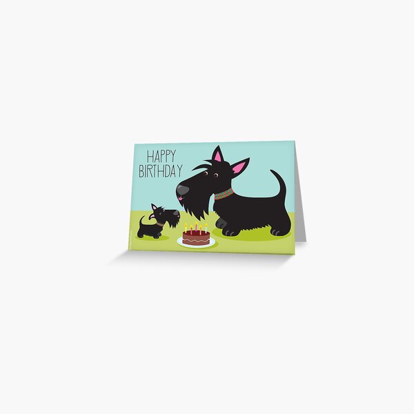 pack of 10 scottie dog scottish terrier shaped Christmas cards glittery 2 design 