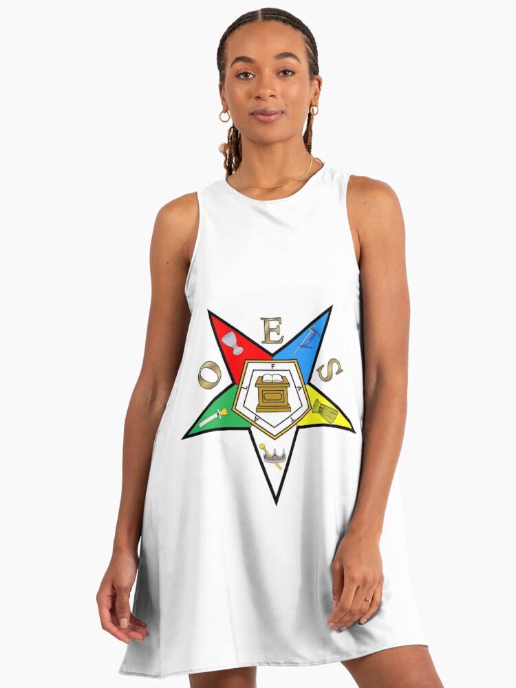 Order of the Eastern Star OES" A-Line Dress for Sale by 357designs |  Redbubble