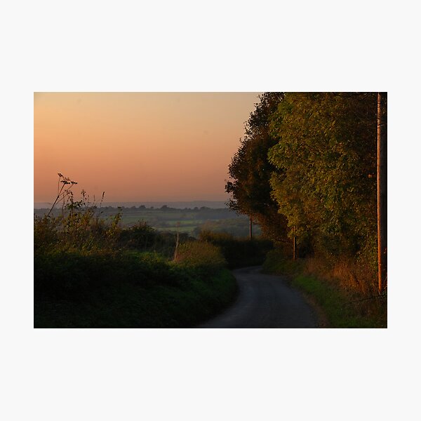 Heading for home along the narow lanes Photographic Print