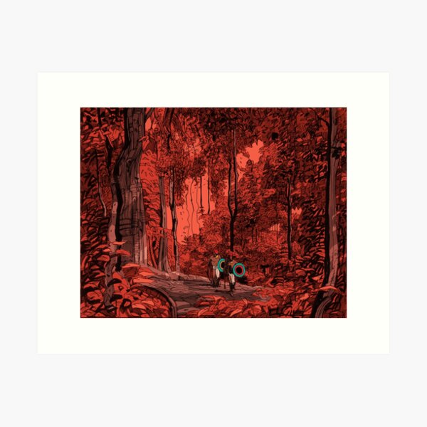 Vista previa del artículo con la obra «Dos en el bosque», diseñado y vendido por David  Kennett.