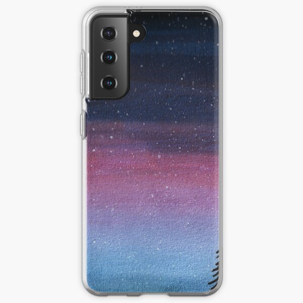 Snowy Night Sky Samsung Galaxy Soft Case