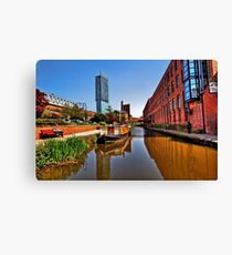 Dukes 92, Rochdale Canal Manchester Canvas Print