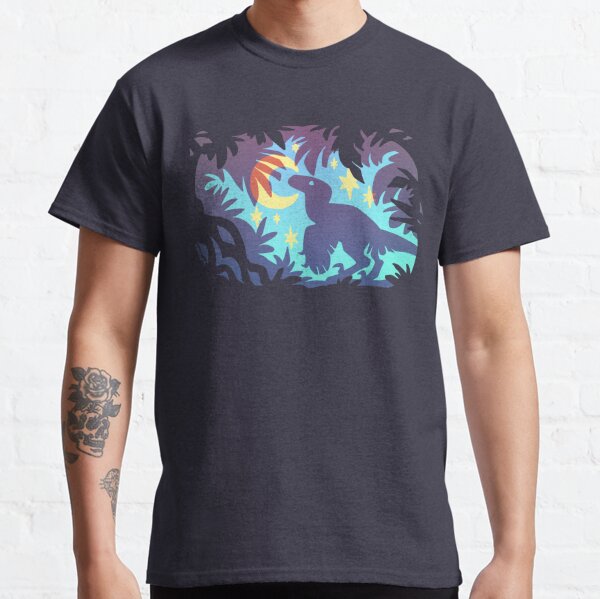 Stargazing Dino (Blue Variant) Classic T-Shirt