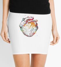 Heart Anatomy Art Mini Skirt