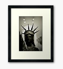 Sad Statue Framed Print