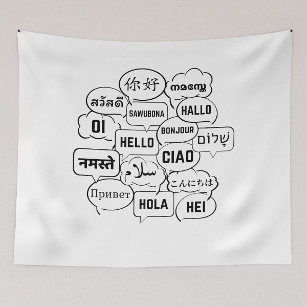 Item preview, Multilingual Hello Design for Globetrotters & Translator designed and sold by MAS-S.