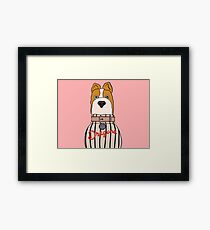 BOSS DOG Framed Print