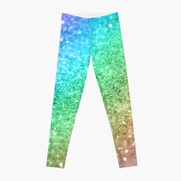 Rainbow Glitter Leggings