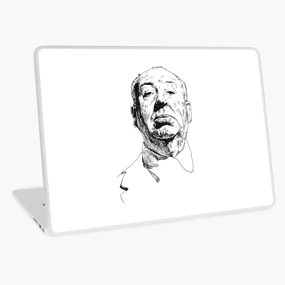 Alfred Hitchcock Sketch Art Board Print for Sale by Mariana Santos