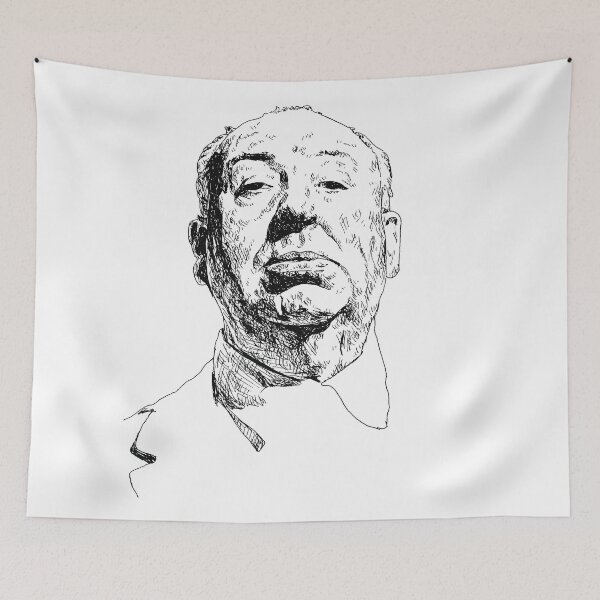 Item preview, Alfred Hitchcock Sketch designed and sold by mari95santos.