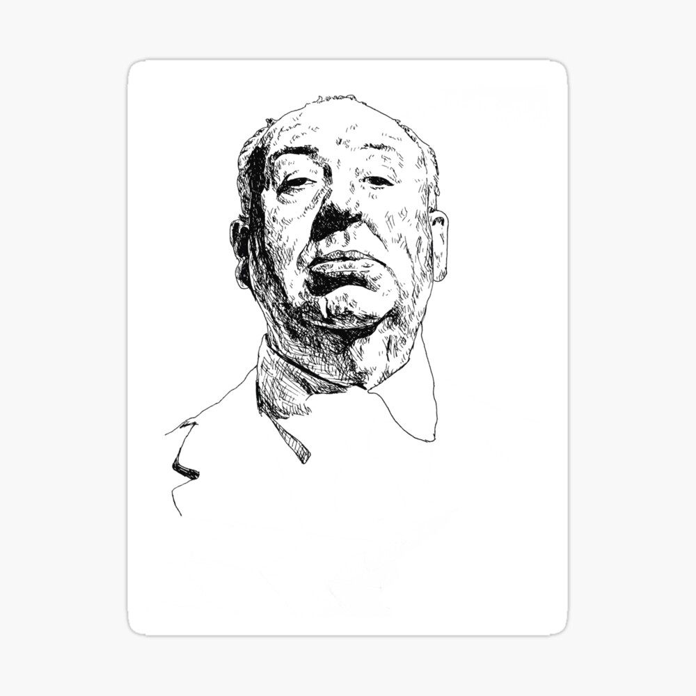 Alfred Hitchcock Sketch Notebook by marianasantosart