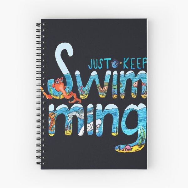 Item preview, Just Keep Swimming Vertical designed and sold by Traci Maturo.