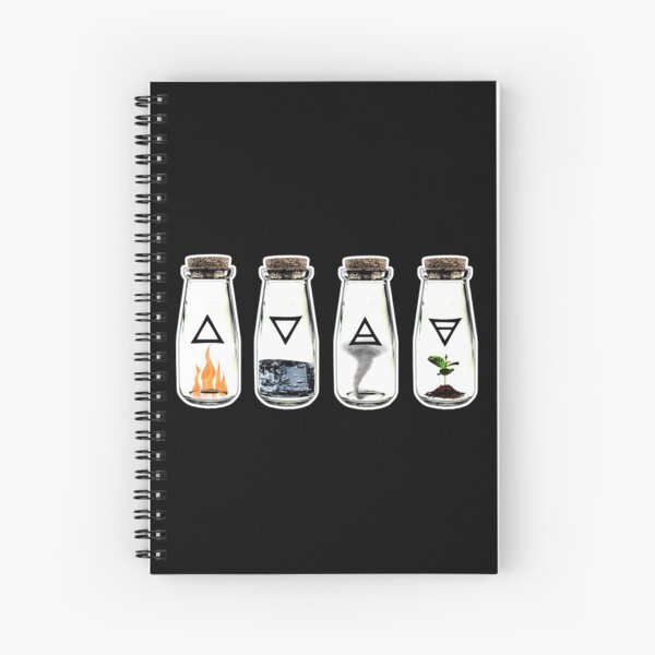 The 4 Elements Spiral Notebook