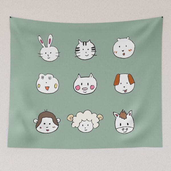 Item preview, Animal doodles designed and sold by Eryong.