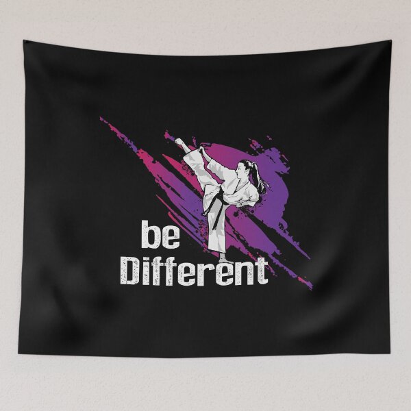 Item preview, Be different Karate girl woman gift T-Shirt designed and sold by Adriancryp.