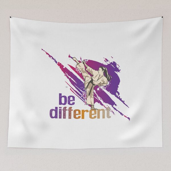 Item preview, Karate Kick Girl Woman - Different - T-Shirt Gift Idea designed and sold by Adriancryp.