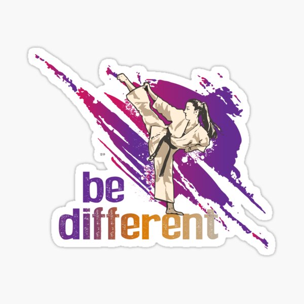 Item preview, Be different - Karate Kampf Japan Frau T-Shirt designed and sold by Adriancryp.