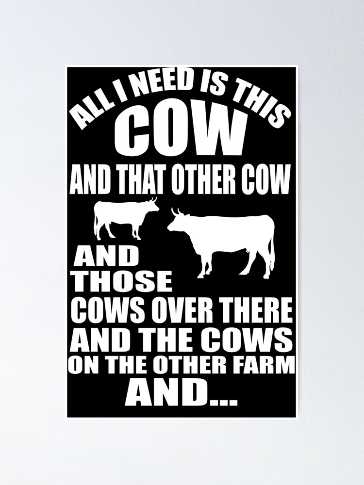 All I Need Is This Cow T Shirt Funny Cow Farm Farmer Gifts All I Need Is This Cow T Shirt Funny Cow Farm Farmer Gifts
