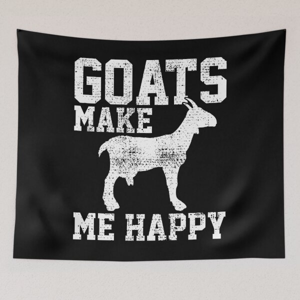 Item preview, Goats make me happy designed and sold by 4tomic.
