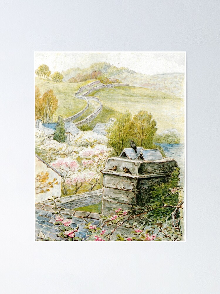 Bird's Eye View From Hill Top Farm - Beatrix Potter
