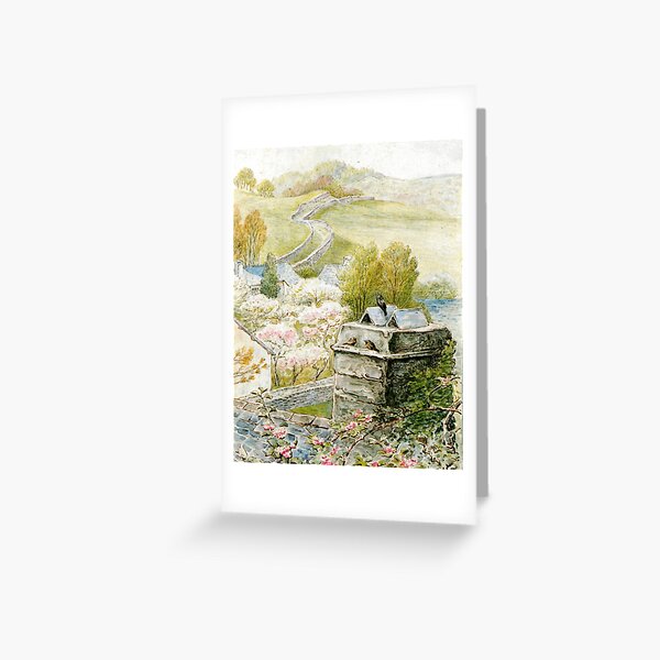 Item preview, Bird's Eye View From Hill Top Farm - Beatrix Potter designed and sold by forgottenbeauty.