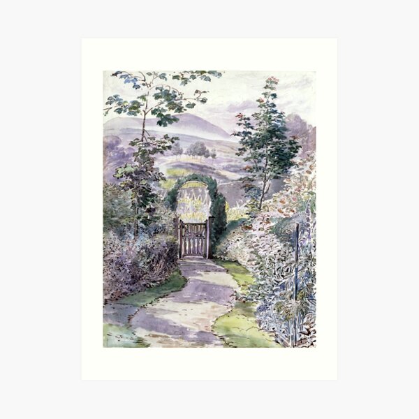 At Evening's Close, the Garden - Beatrix Potter Art Print