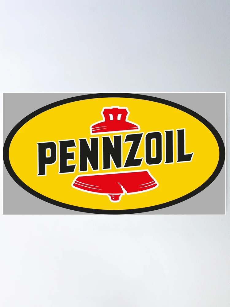 額縁 HAZE ORIGINAL LOGO POSTER Pennzoil old logo